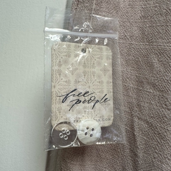 NWT Free People linen trouser size 2 - Picture 4 of 5